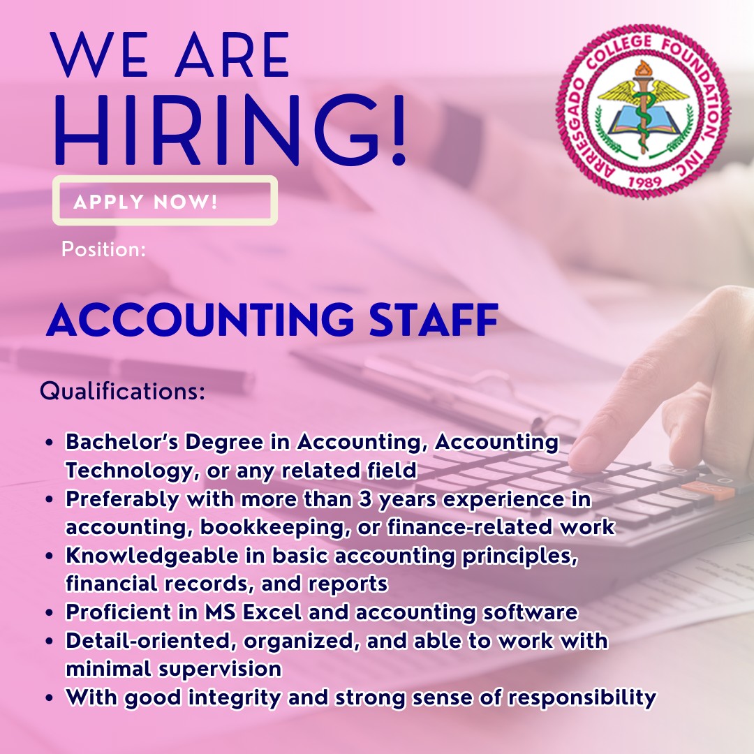 WE ARE HIRING!